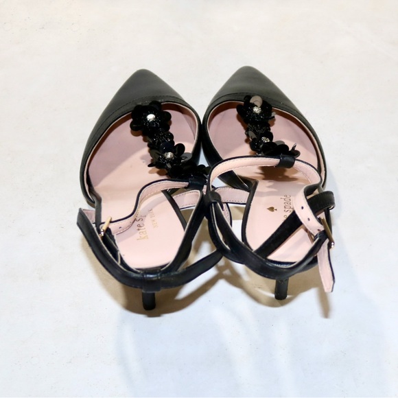 Kate Spade New York Jayme Leather Pumps in Black - Picture 7 of 13